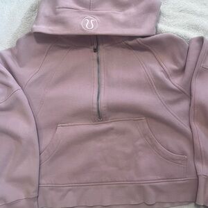 Lululemon Pink Half-Zip Hoodie